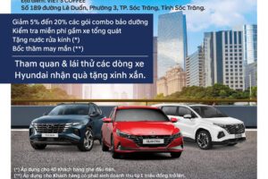 Lái Thử & Bảo Dưỡng Lưu Động Cùng Hyundai Tây Đô