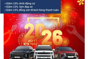 CHĂM XE ĐÓN TẾT – ƯU ĐÃI NGẬP TRÀN
